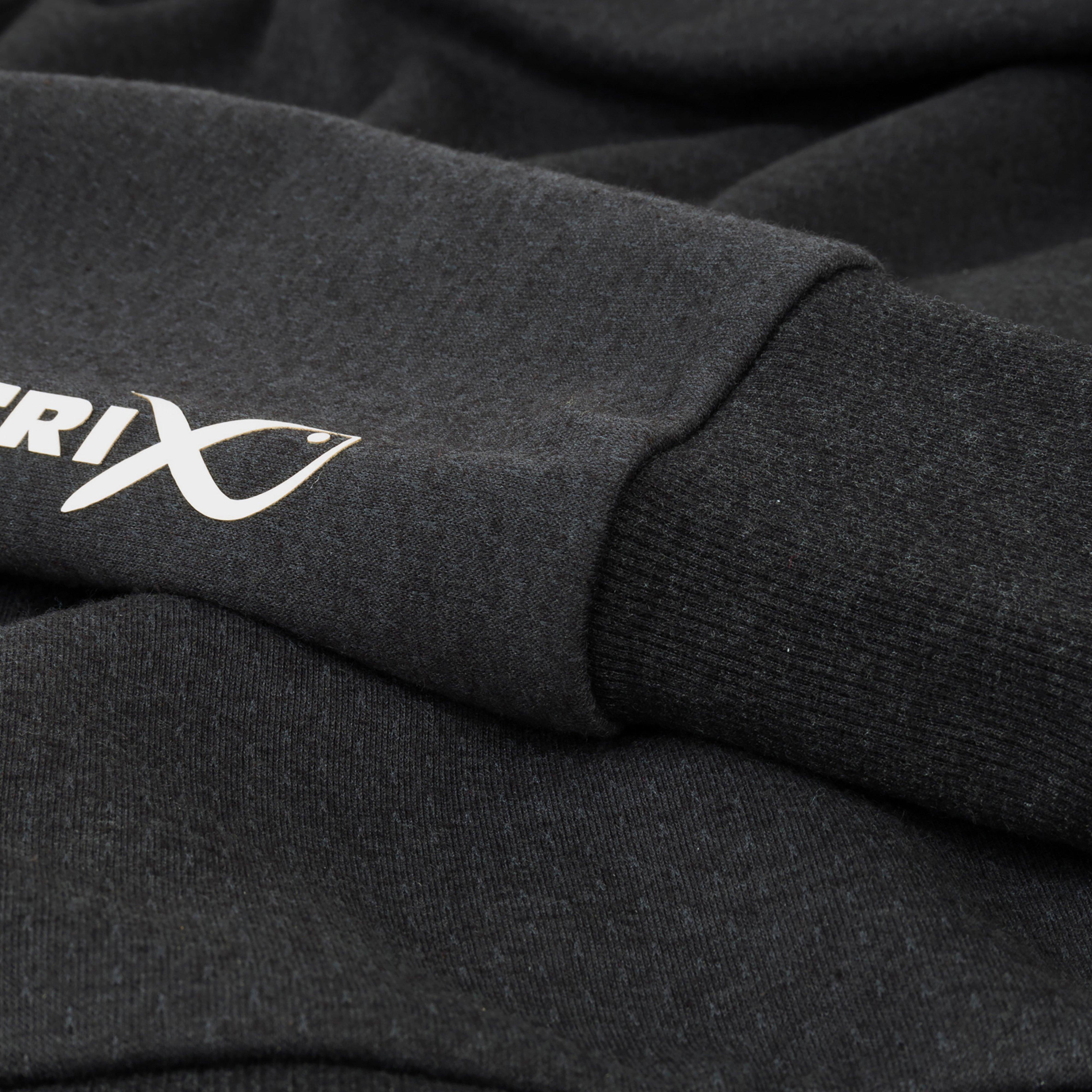 Minimal Blk Marl Hoodie Medium