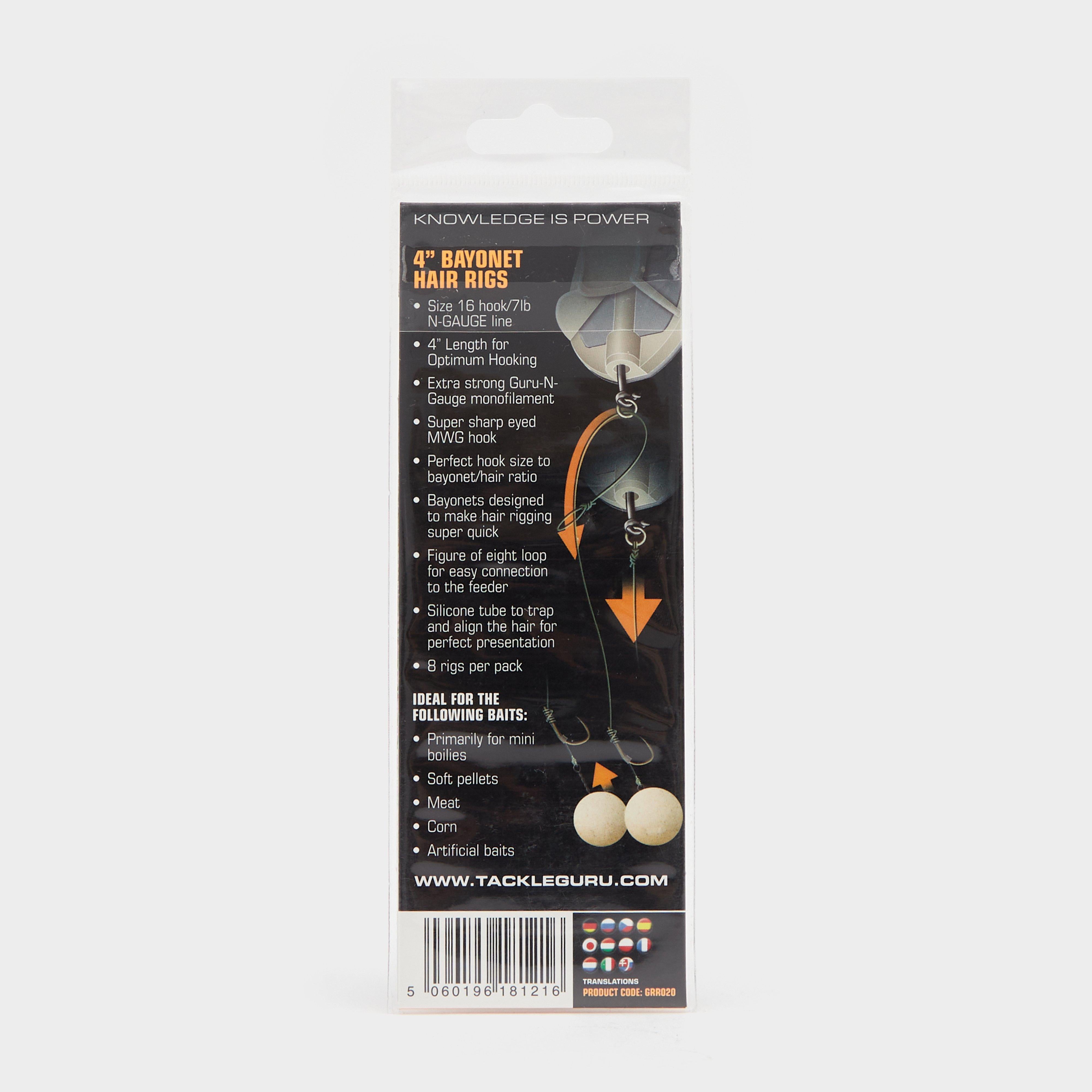Bayonet Hair Rigs 4" Size 16