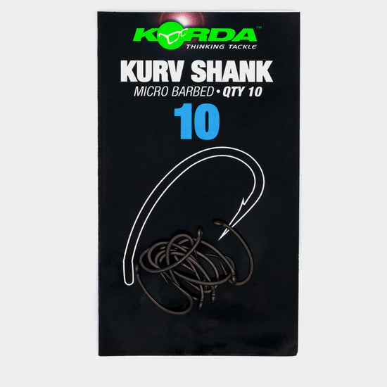 Kurv Shank Barbed Hook Size 10