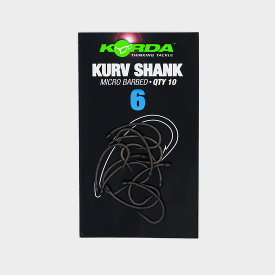 Kurv Shank Barbed Hook Size 6