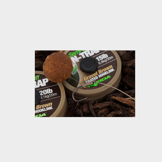 N Trap Semi Stiff 20lb Gravel Brown