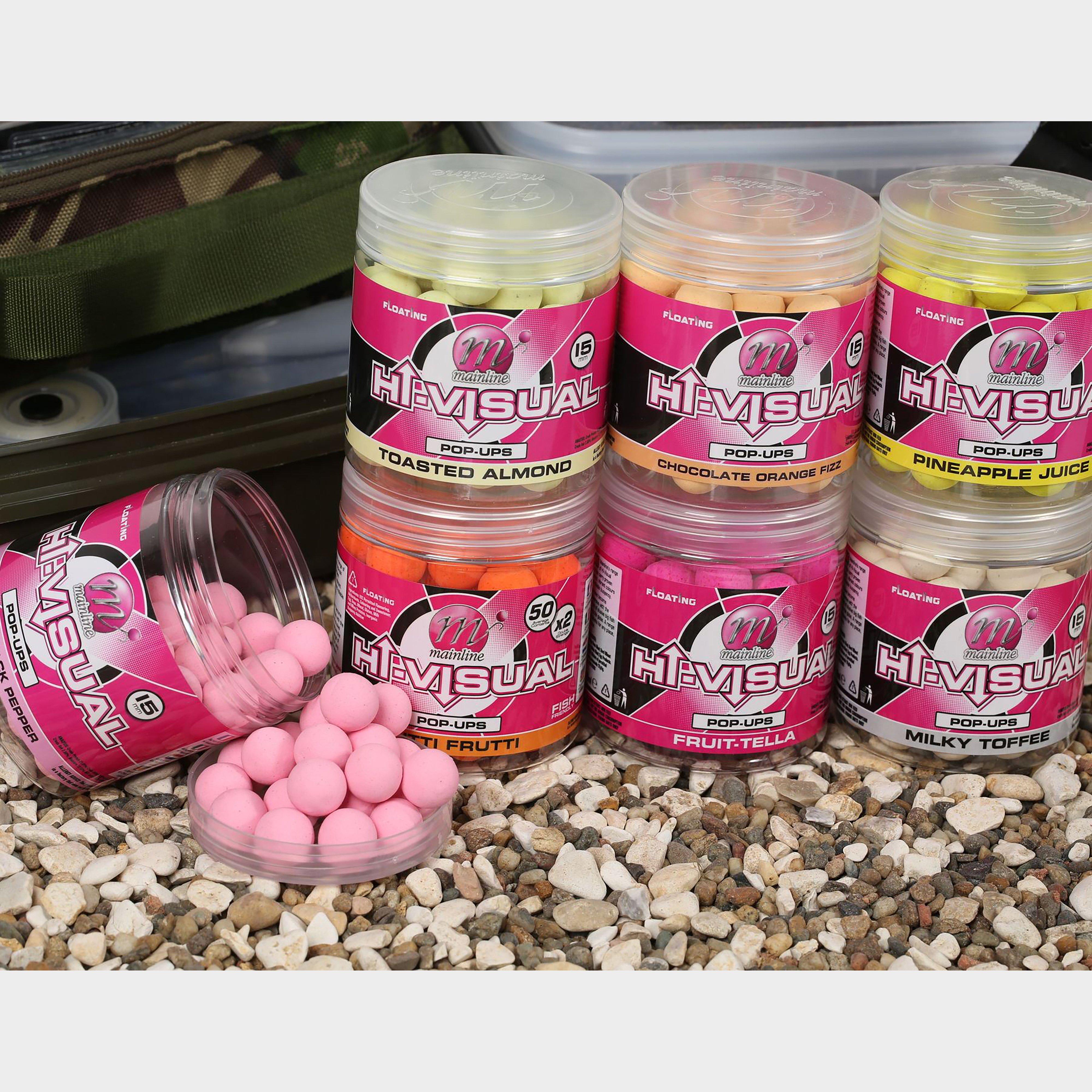 Hi-Visual Washed Out Pink Pop-Ups Shellfish Black Pepper 15mm