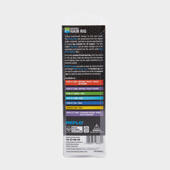 MCM-B Bayonet Hair Rigs 4inch – Size 12