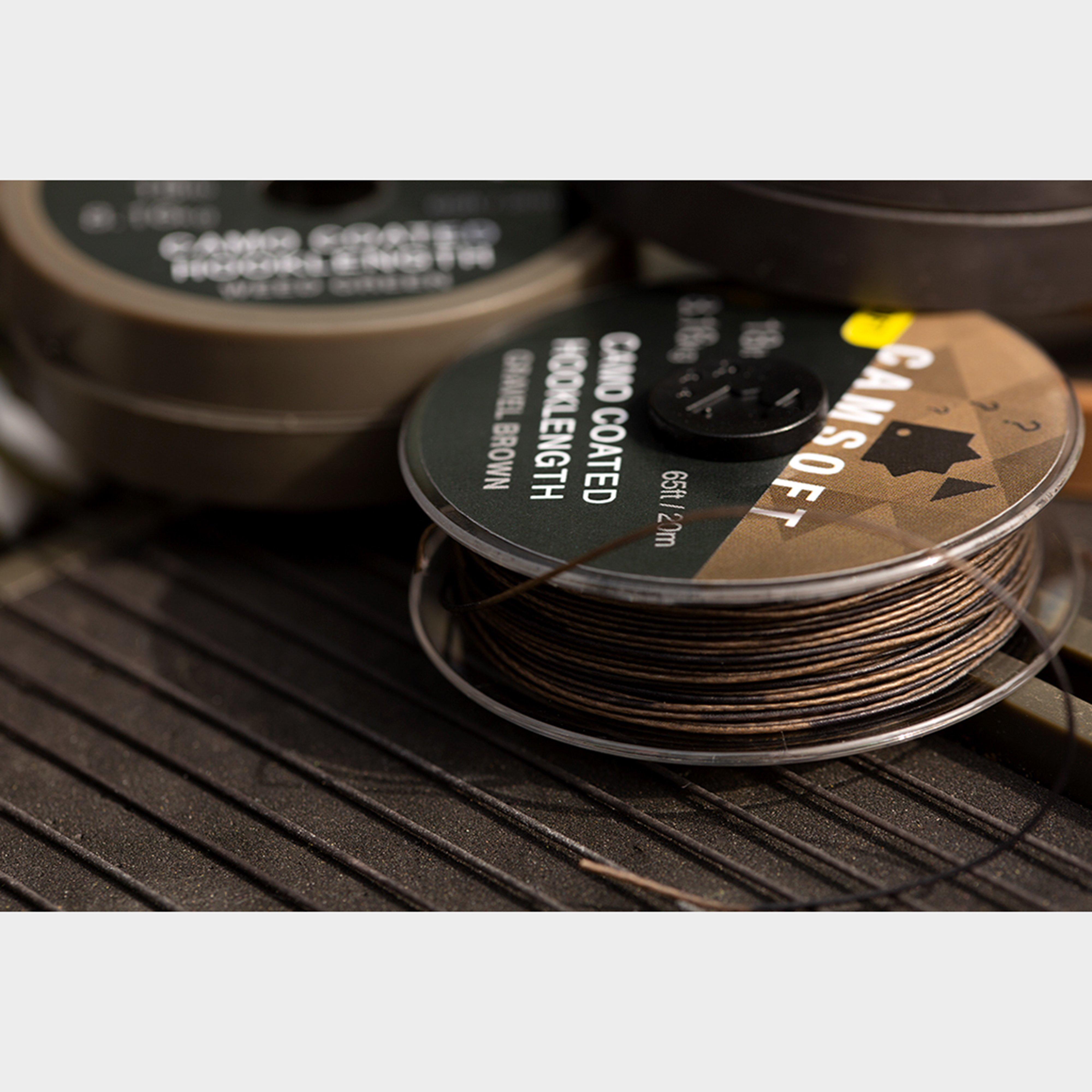 Camsoft Hooklength Camo Gravel Brown 25lb