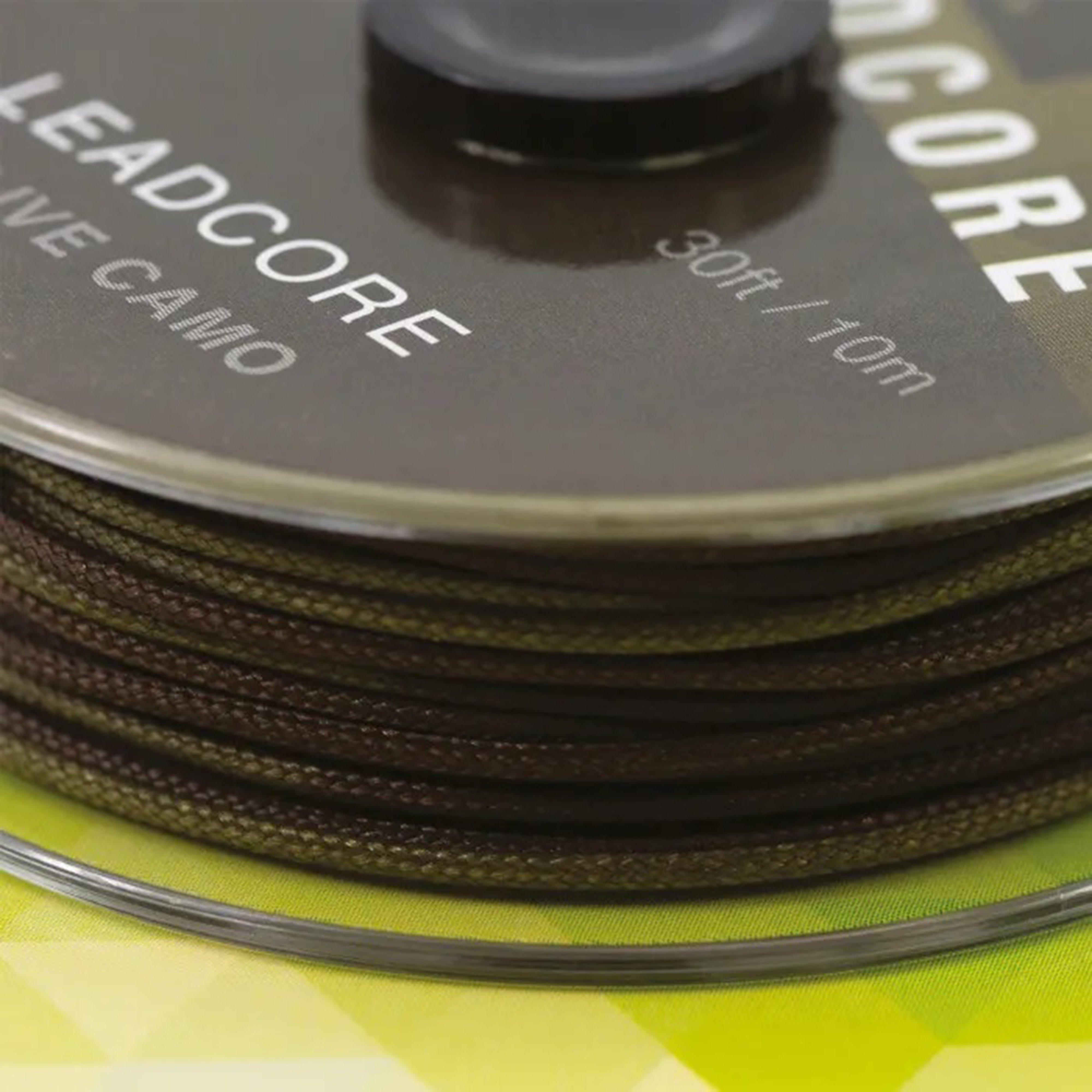 10m Leadcore 45Lb Olive Camo