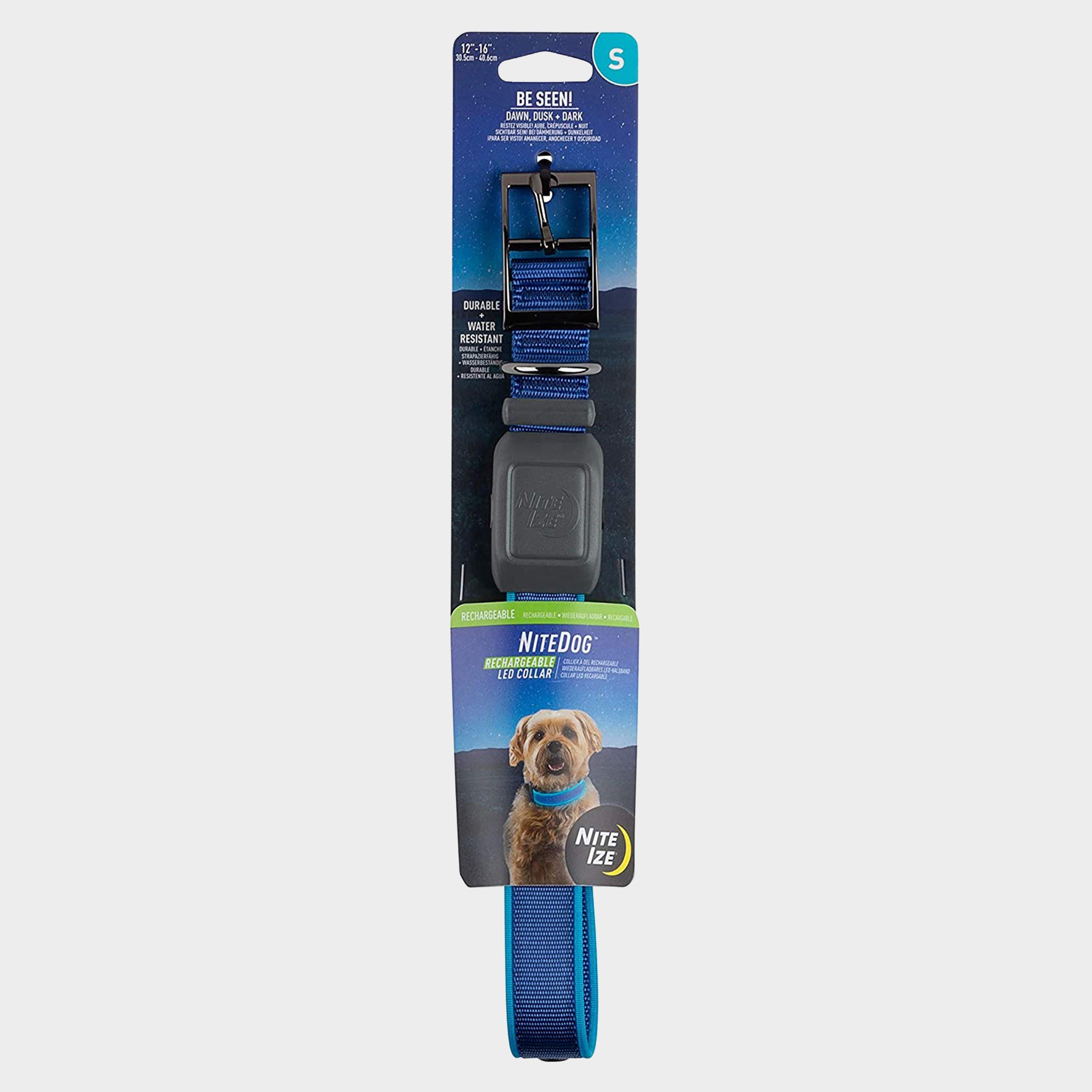 Nitedog LED Rechargeable Collar Blu