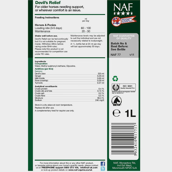 Devil's Relief Liquid 1L