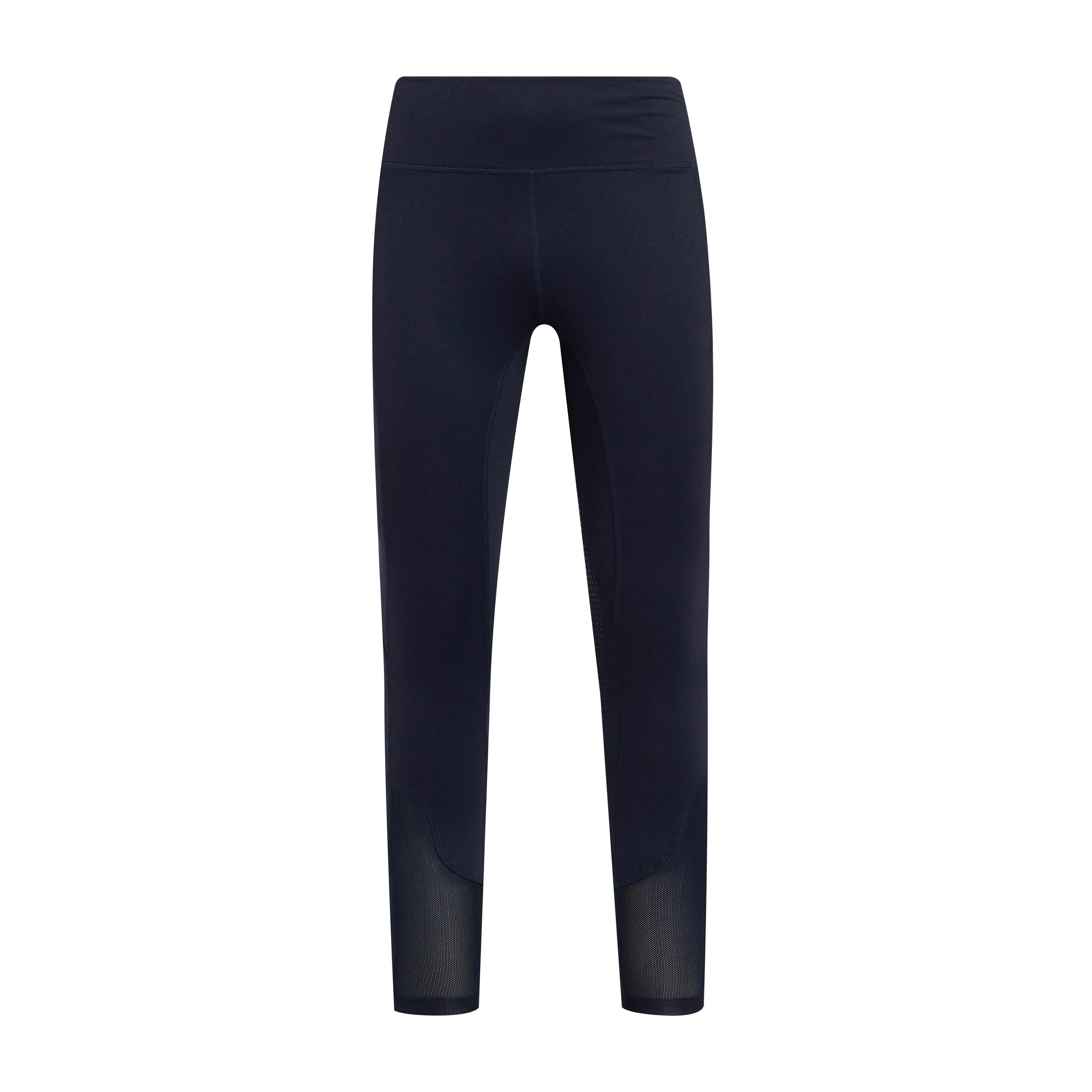 Silicone Grip Riding Tights Navy
