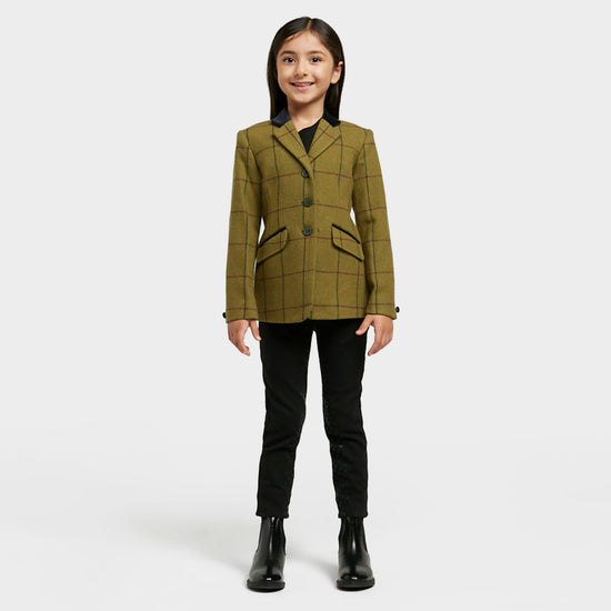 Childs Saratoga Tweed Jacket Navy/Maroon Check
