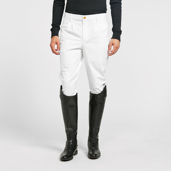 Men’s Walton Knee Patch Breeches White