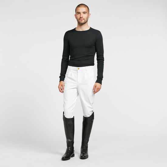 Men’s Walton Knee Patch Breeches White