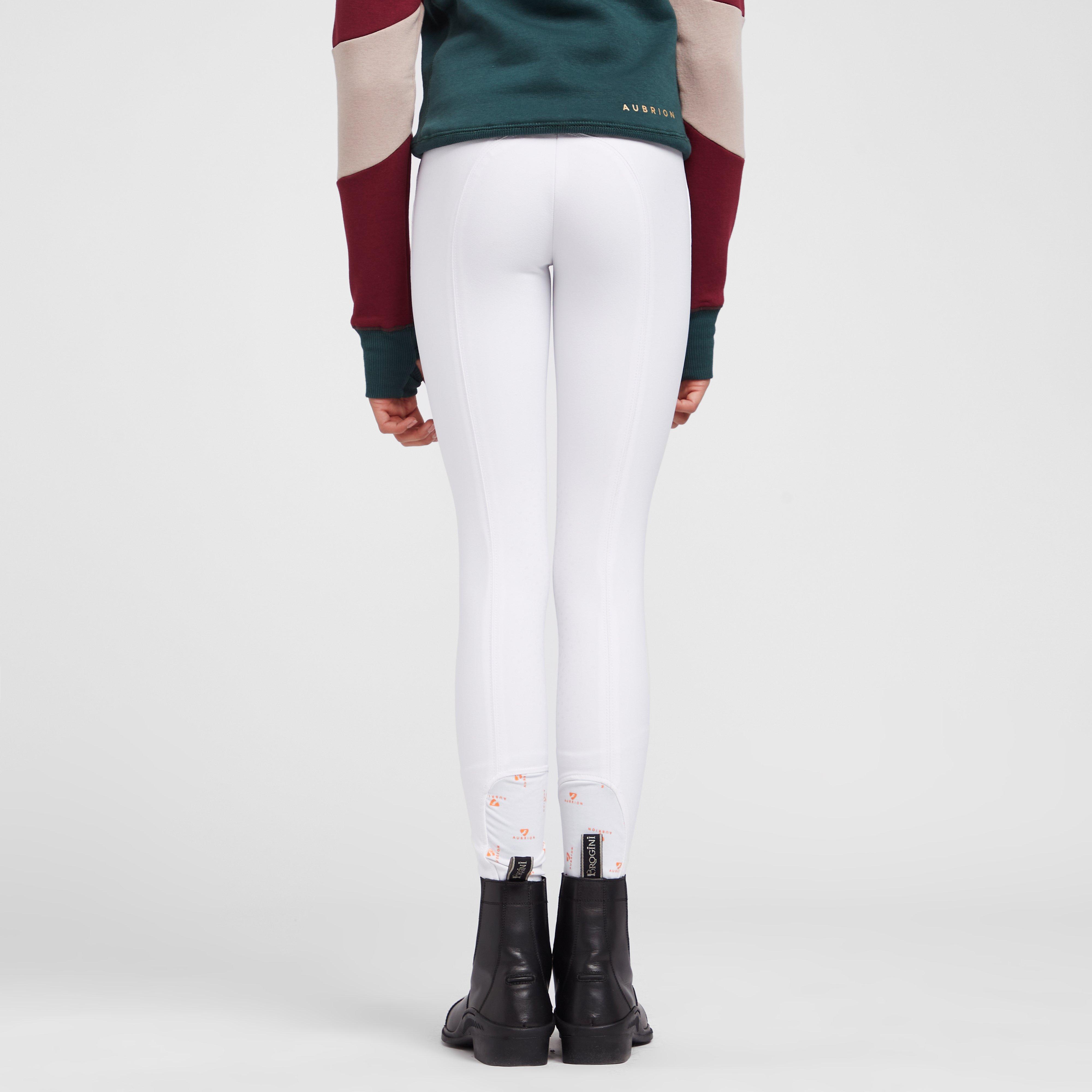 Kids' Thompson Knee Patch Breeches White