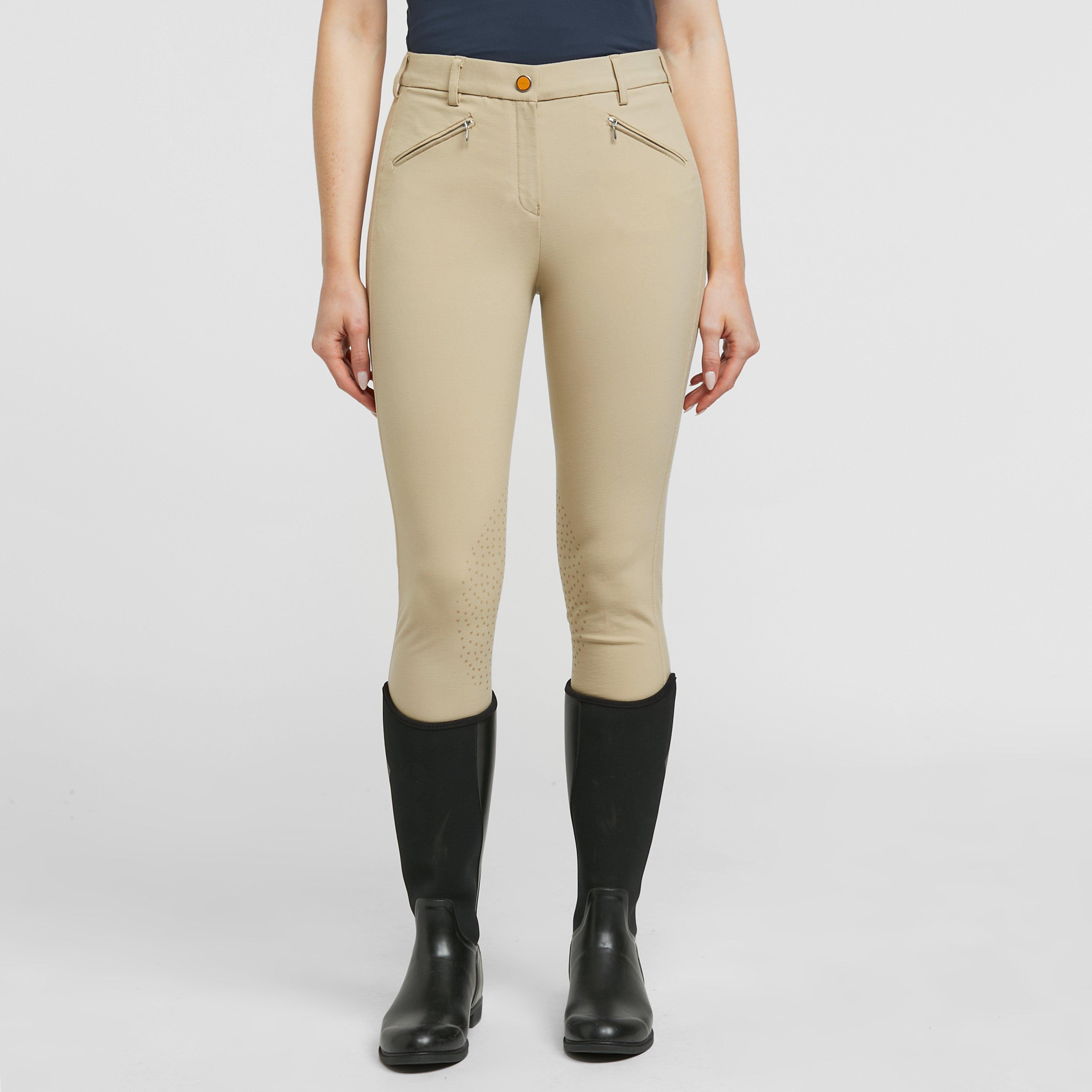 Ladies Thompson Knee Patch Breeches Beige