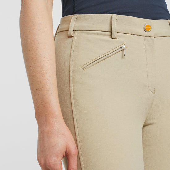 Ladies Thompson Knee Patch Breeches Beige