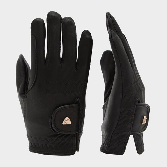 Kids' Leather Riding Gloves