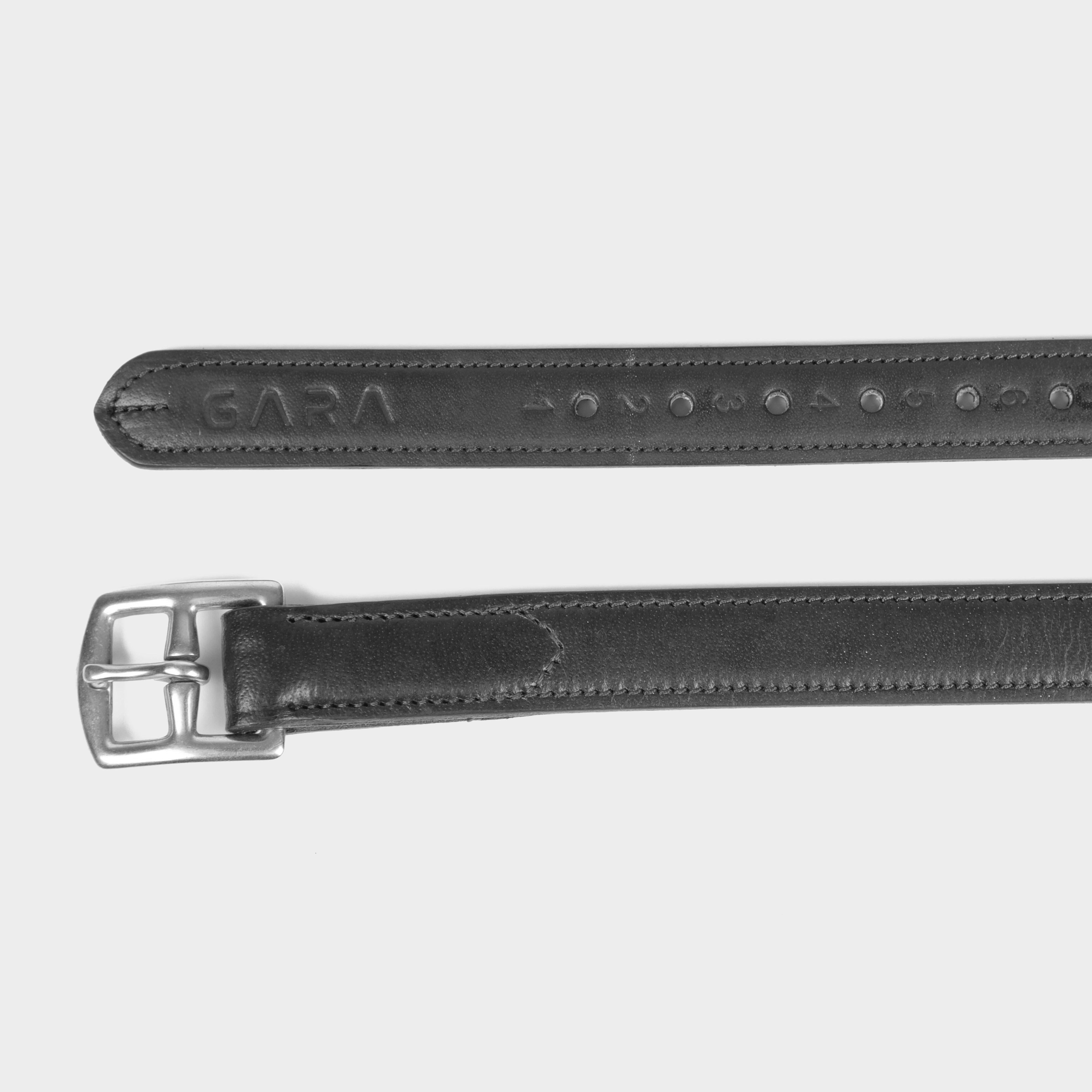 Velociti Blenheim Non-Stretch Stirrup Leathers Black