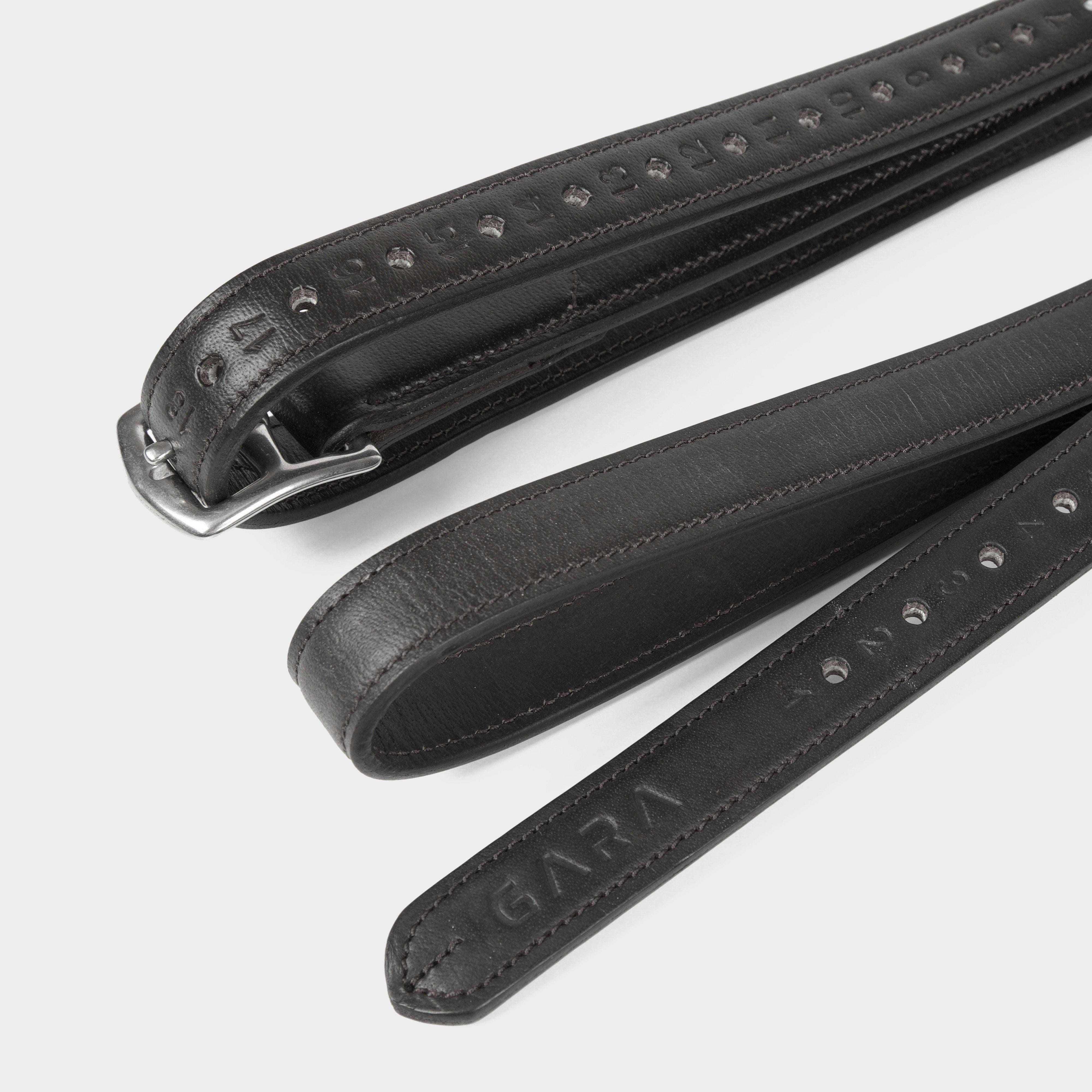 Velociti Blenheim Non-Stretch Stirrup Leathers Black