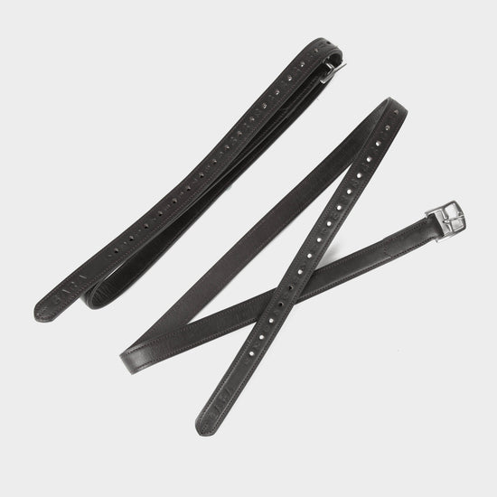 Velociti Blenheim Non-Stretch Stirrup Leathers Black