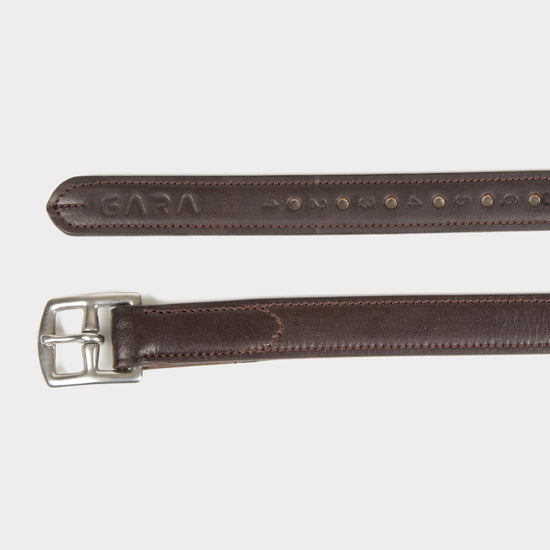 Velociti Blenheim Non-Stretch Stirrup Leathers Havana