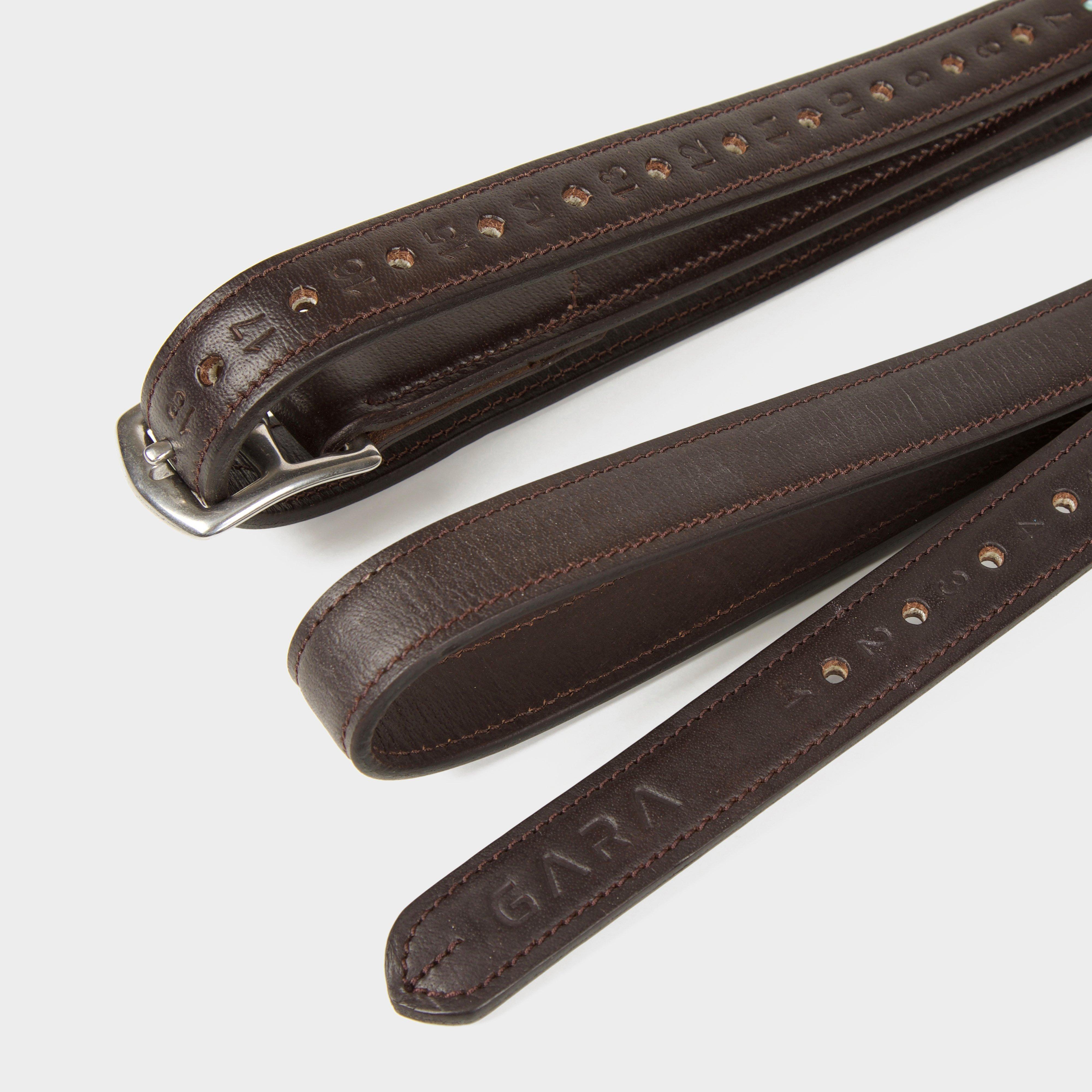 Velociti Blenheim Non-Stretch Stirrup Leathers Havana