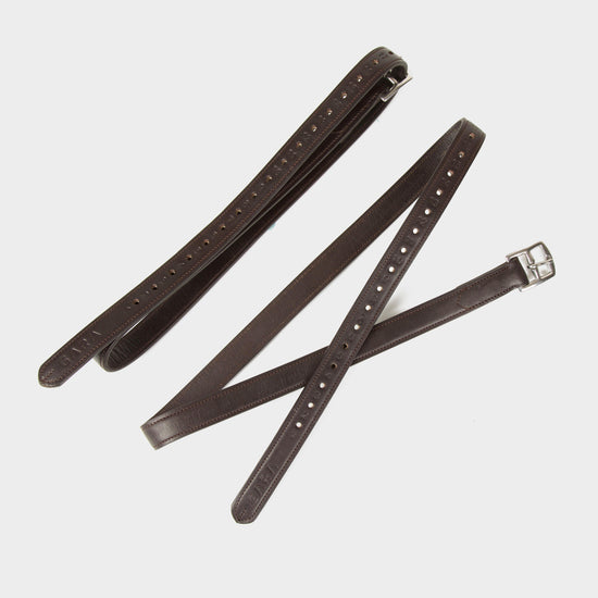 Velociti Blenheim Non-Stretch Stirrup Leathers Havana