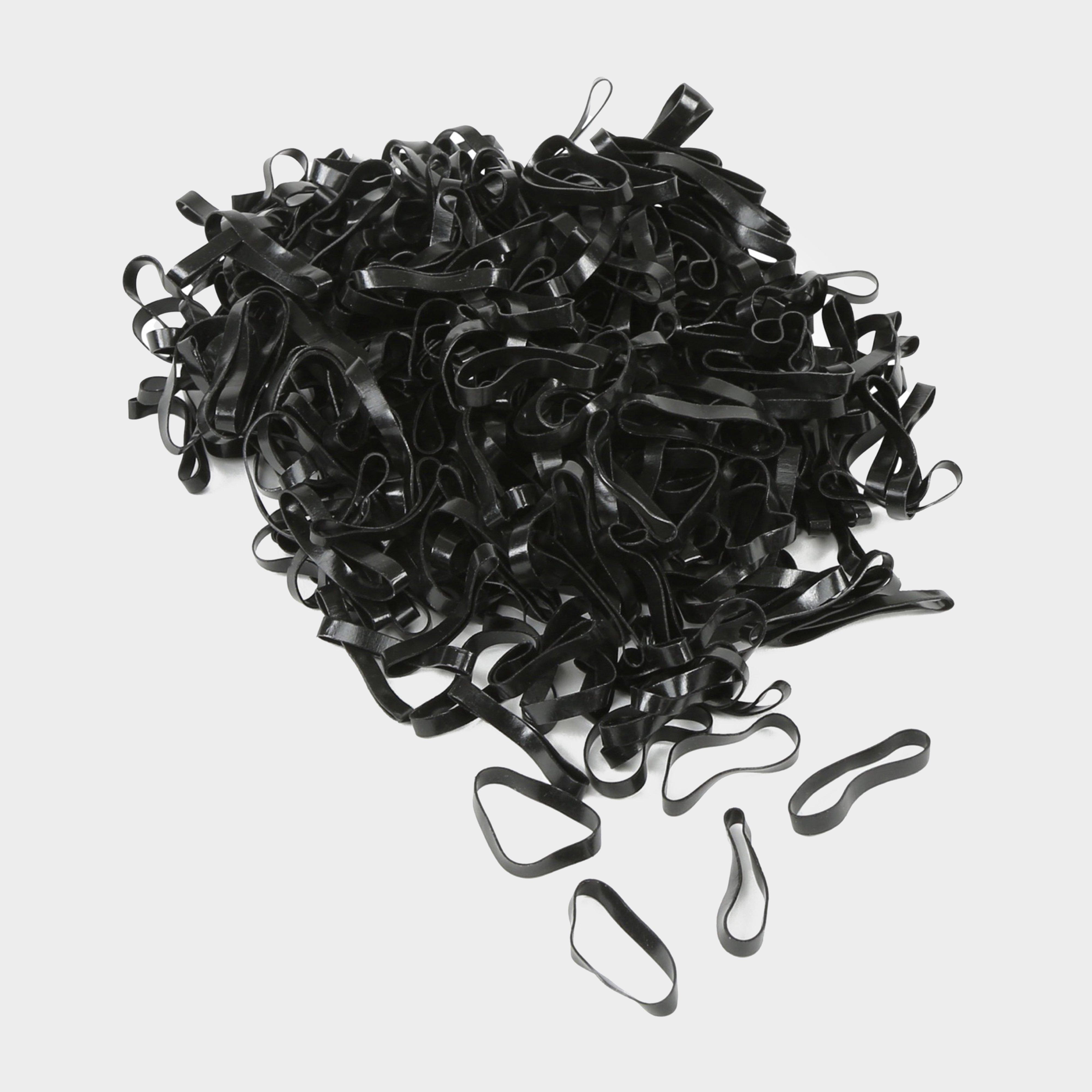 Ezi-Groom Silicone Plaiting Bands Black