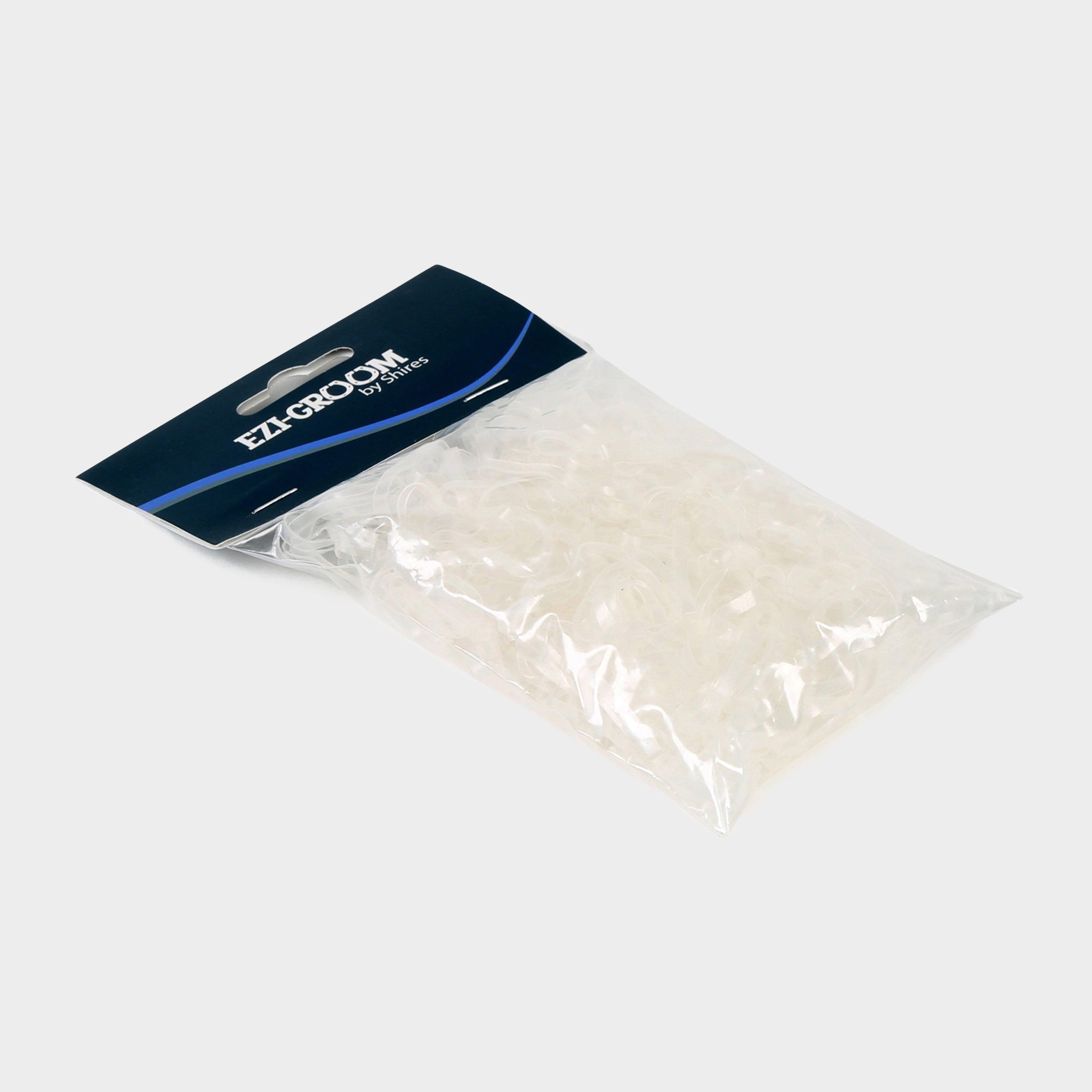 Ezi-Groom Silicone Plaiting Bands Clear