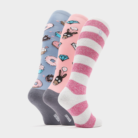 Adults Novelty Fun Socks Donkey Donut