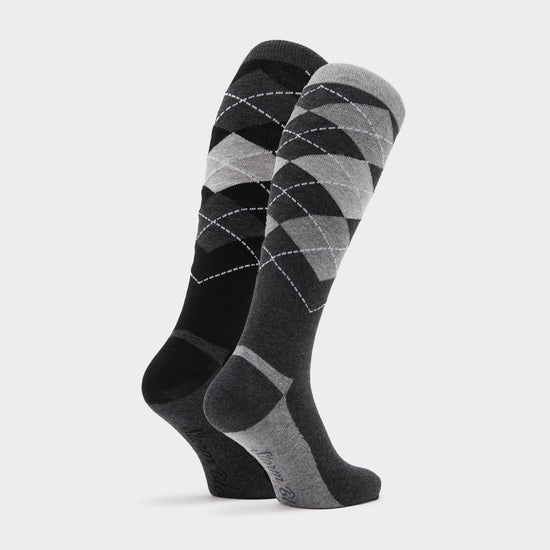Women’s Ripon Argyle Socks 2 Pack