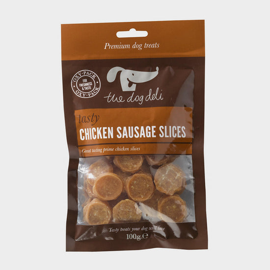 Dog Deli Chicken Sausage Slices 100g