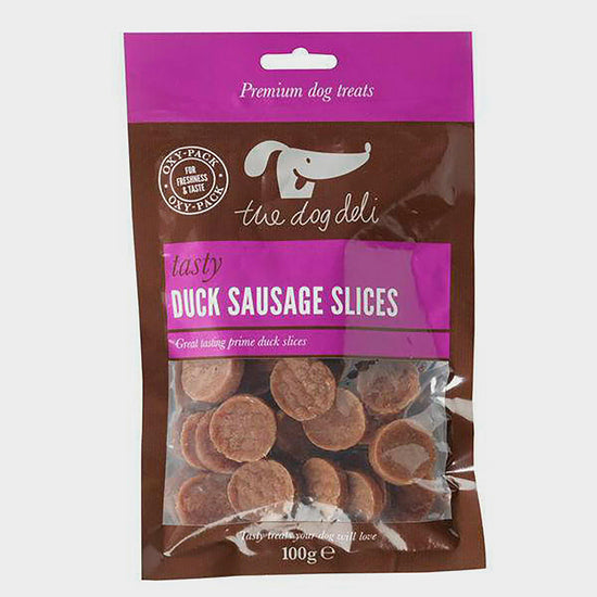 Dog Deli Duck Sausage Slices 100g