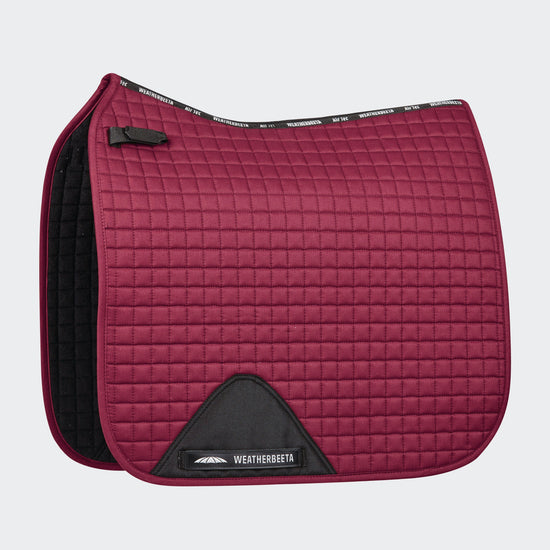 Prime Dressage Saddle Pad Maroon