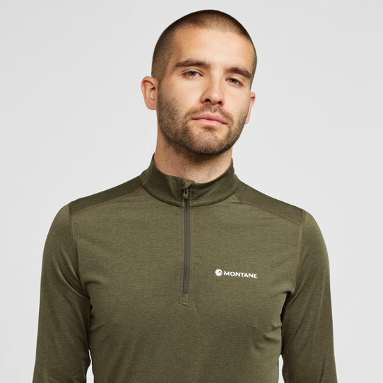Men's Dart Thermal Zip-neck Top