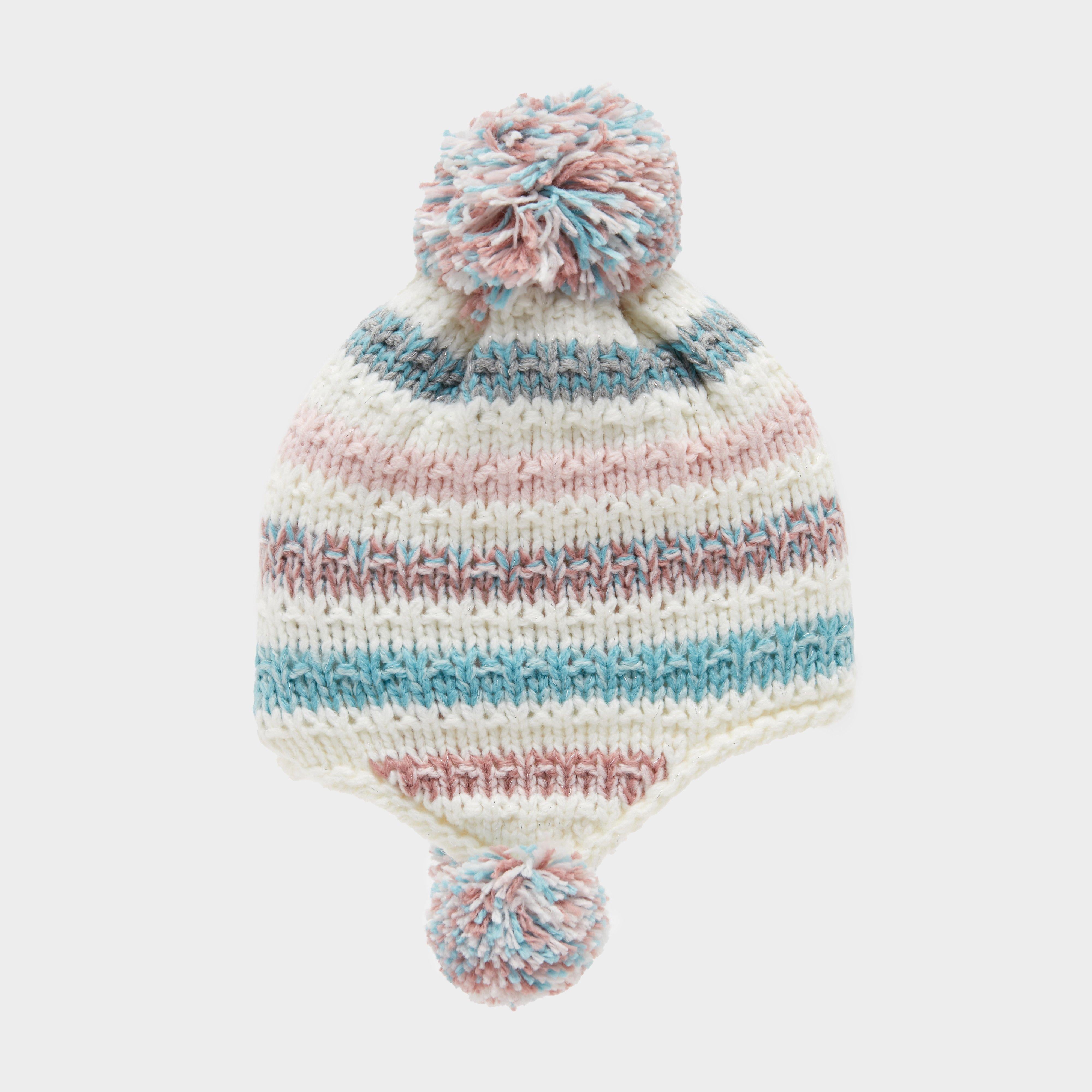 Kids Knitted Pom Hat Multi
