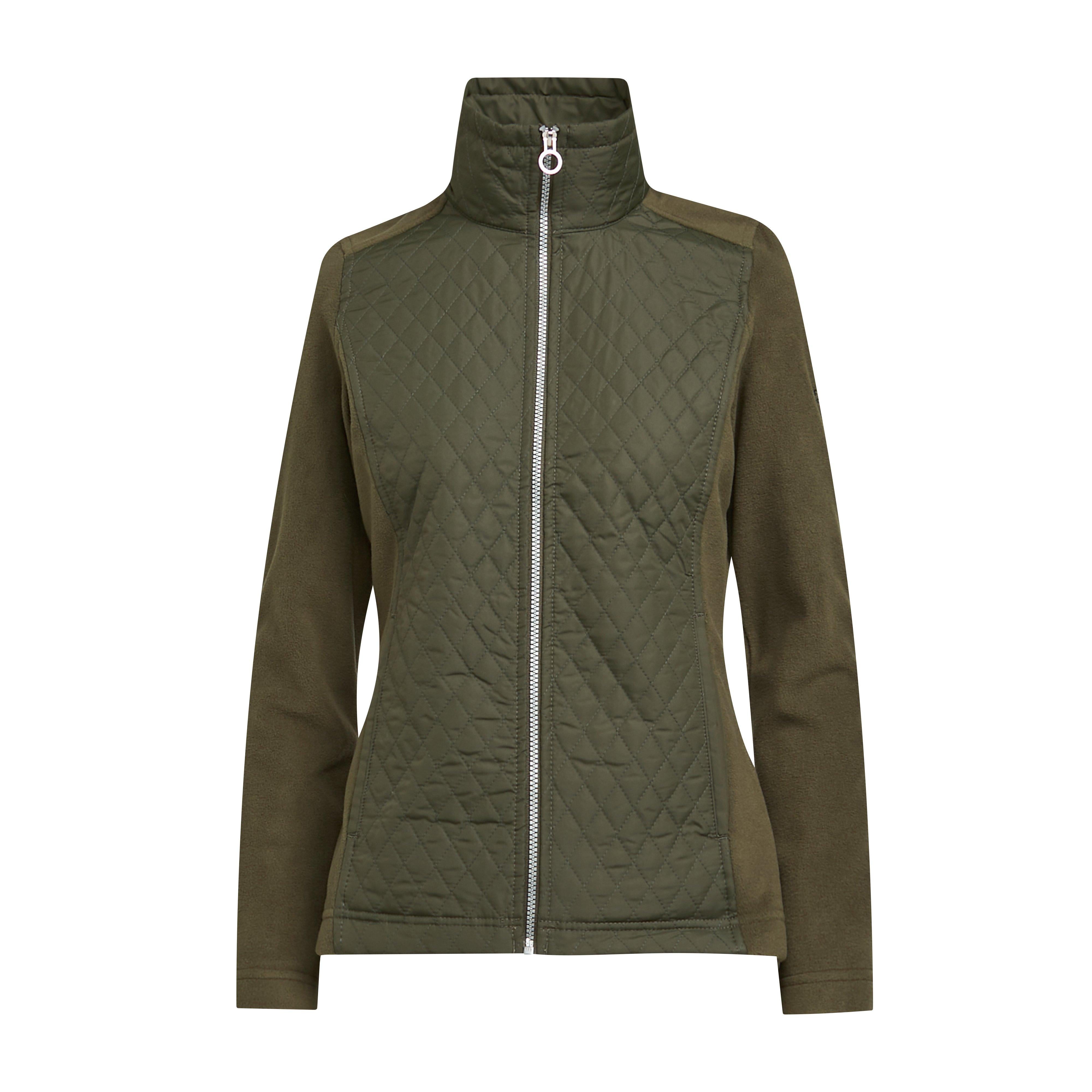 Women's Charlene Full Zip Quilted Fleece Jacket