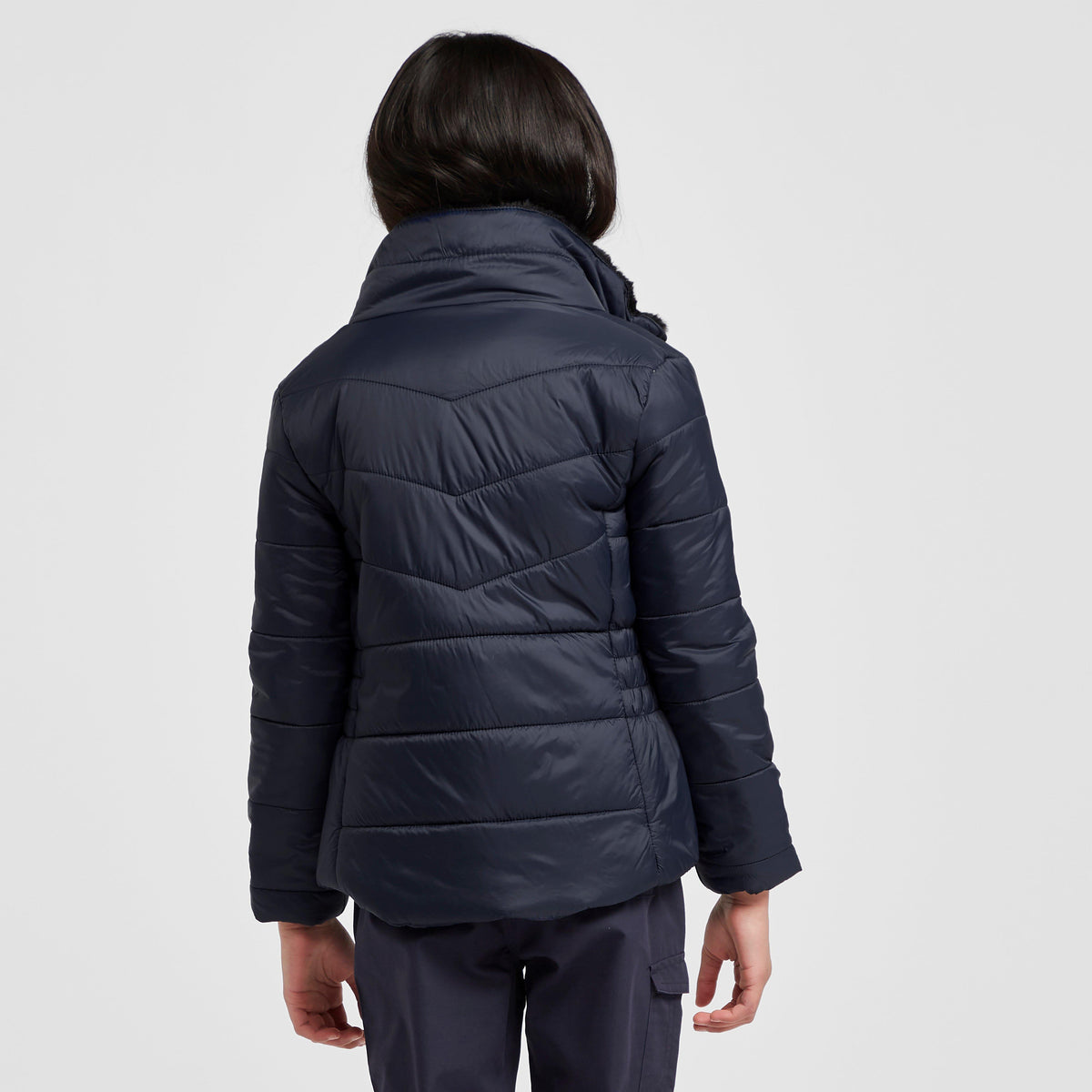 Kids Vedetta Insulated Jacket Raspberry Navy