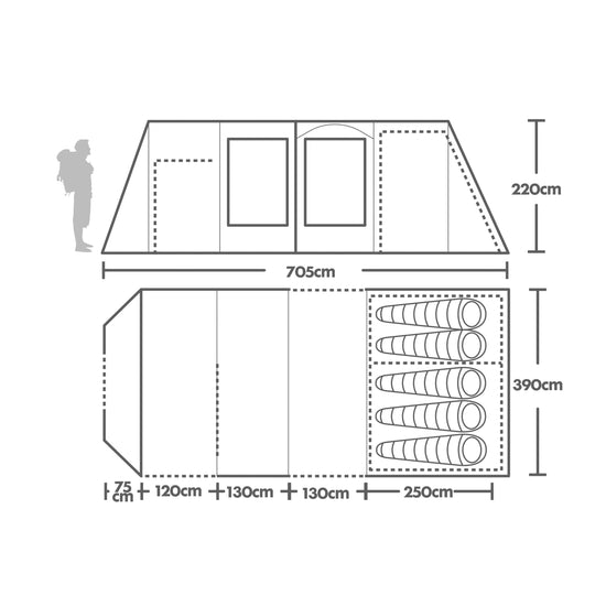 Telstar 5 Nightfall Air Tent
