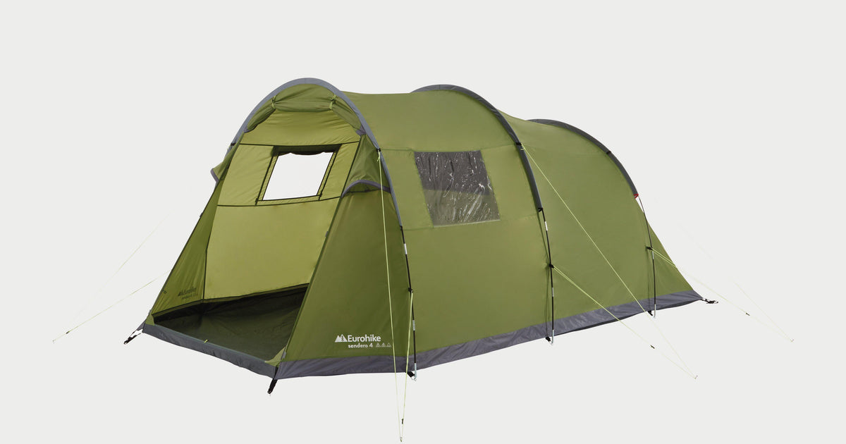 4 man family tent Green Eurohike Sendero 4 Family Tent – GO Outdoors