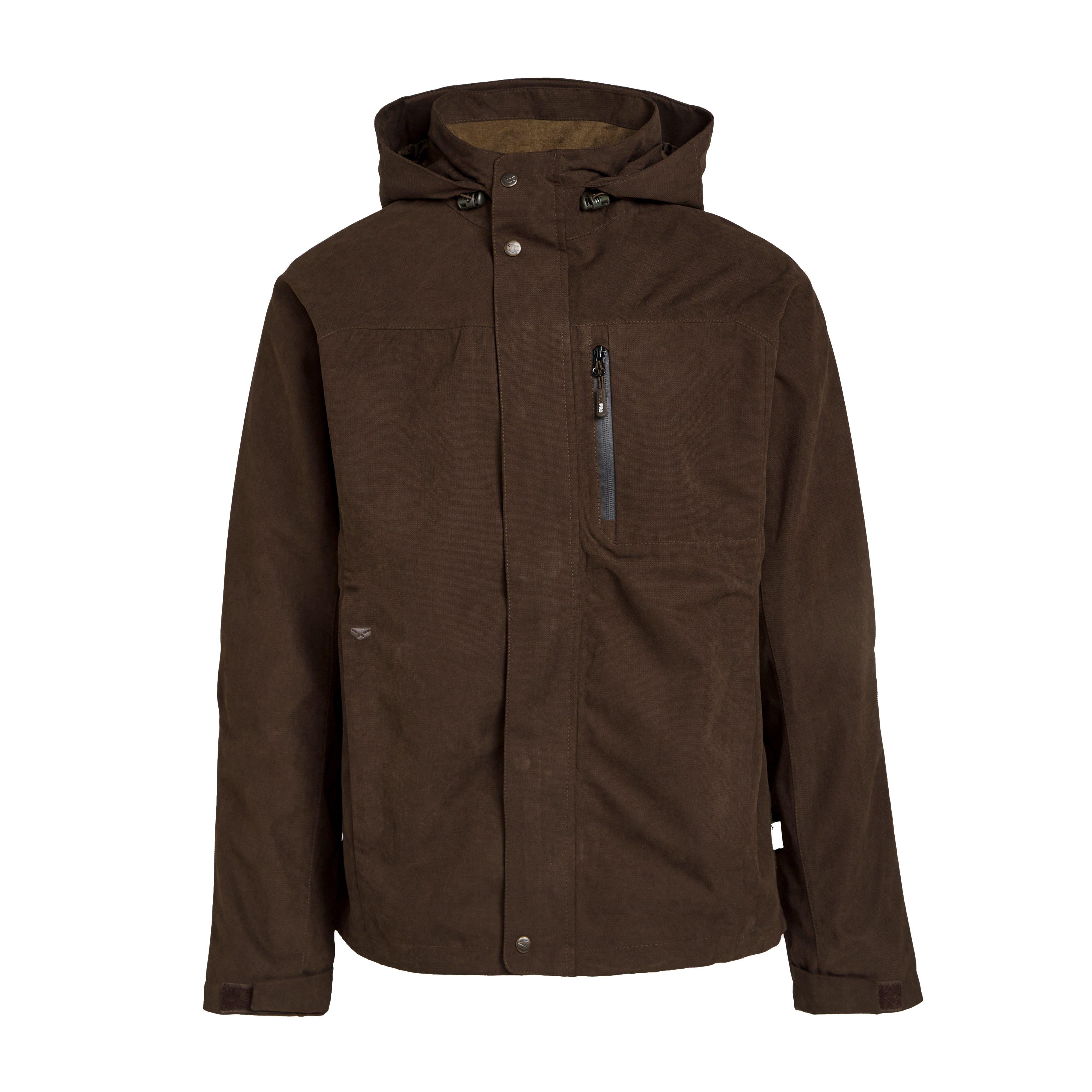 Mens Struther Waterproof Zip Jacket Dark Green