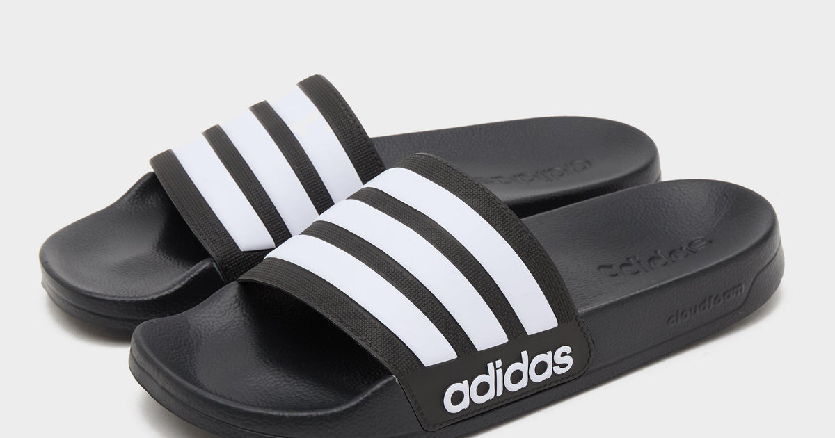 Black adidas Adilette Slides – GO Outdoors