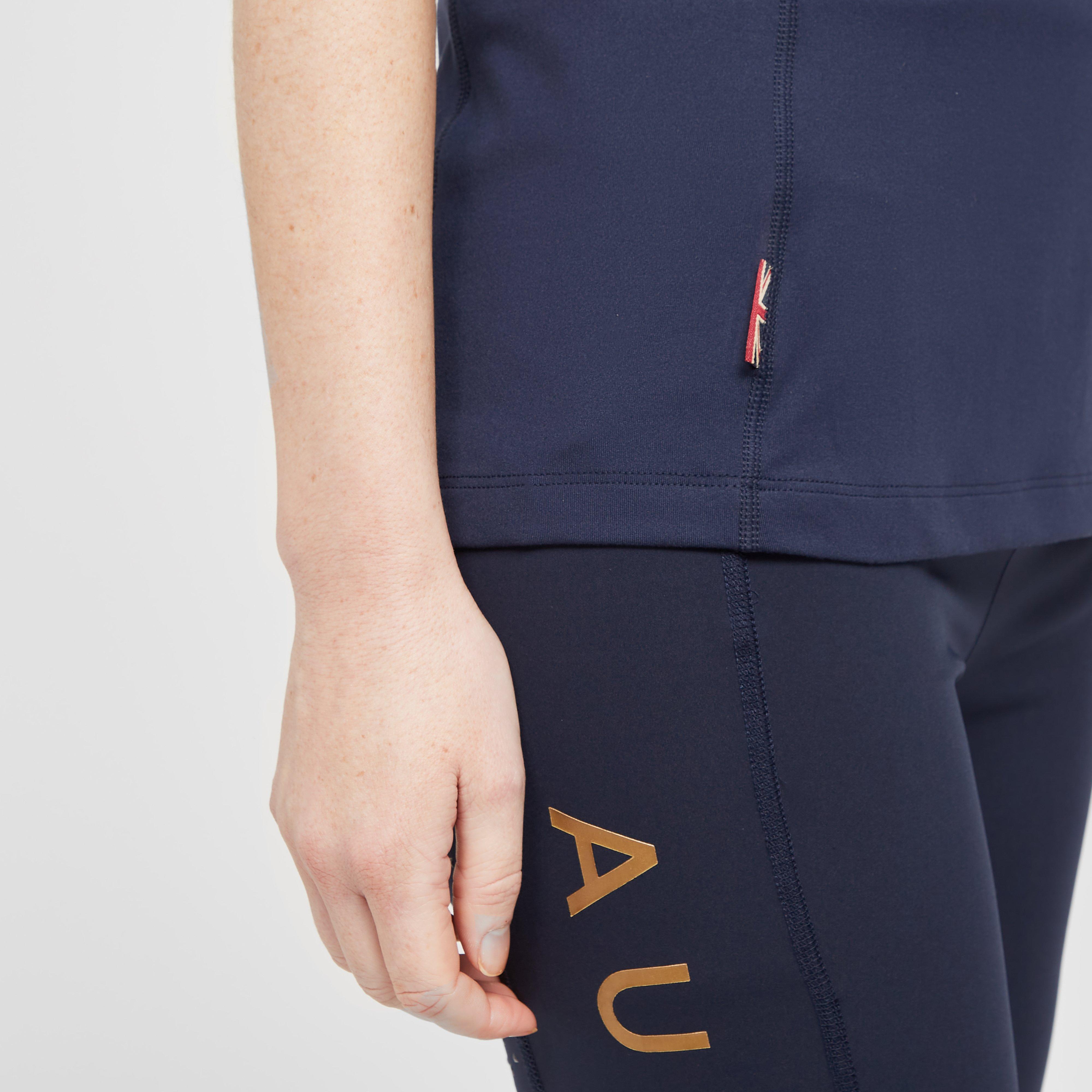 Ladies Team Short Sleeve Base Layer Navy