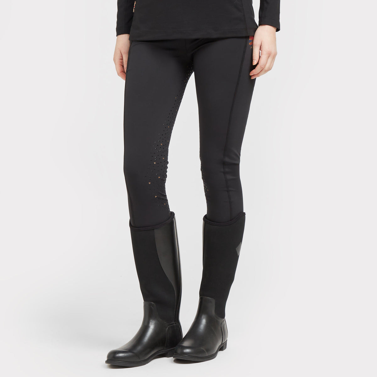 Ladies Team Riding Tights Black
