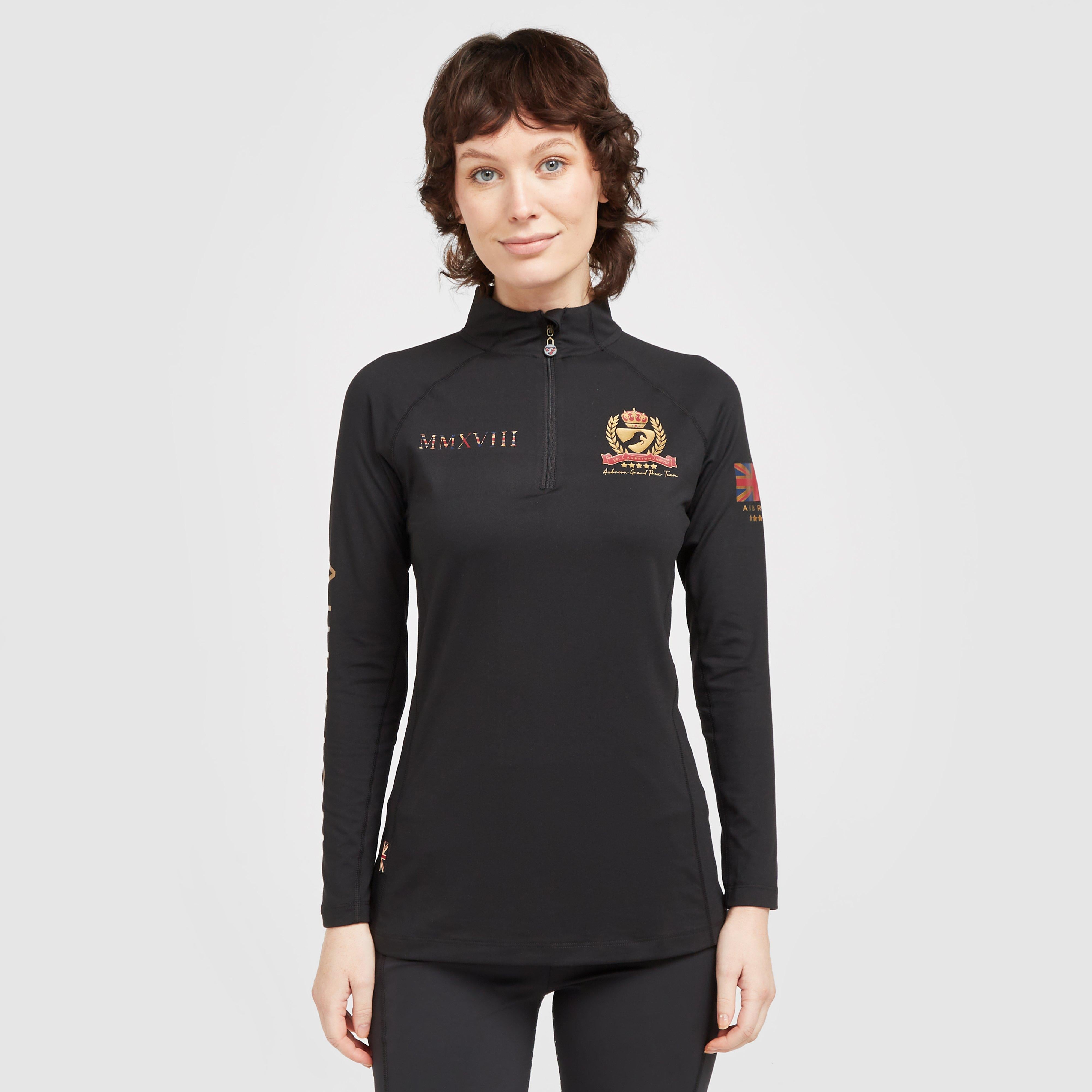 Ladies Team Long Sleeve Base Layer Black
