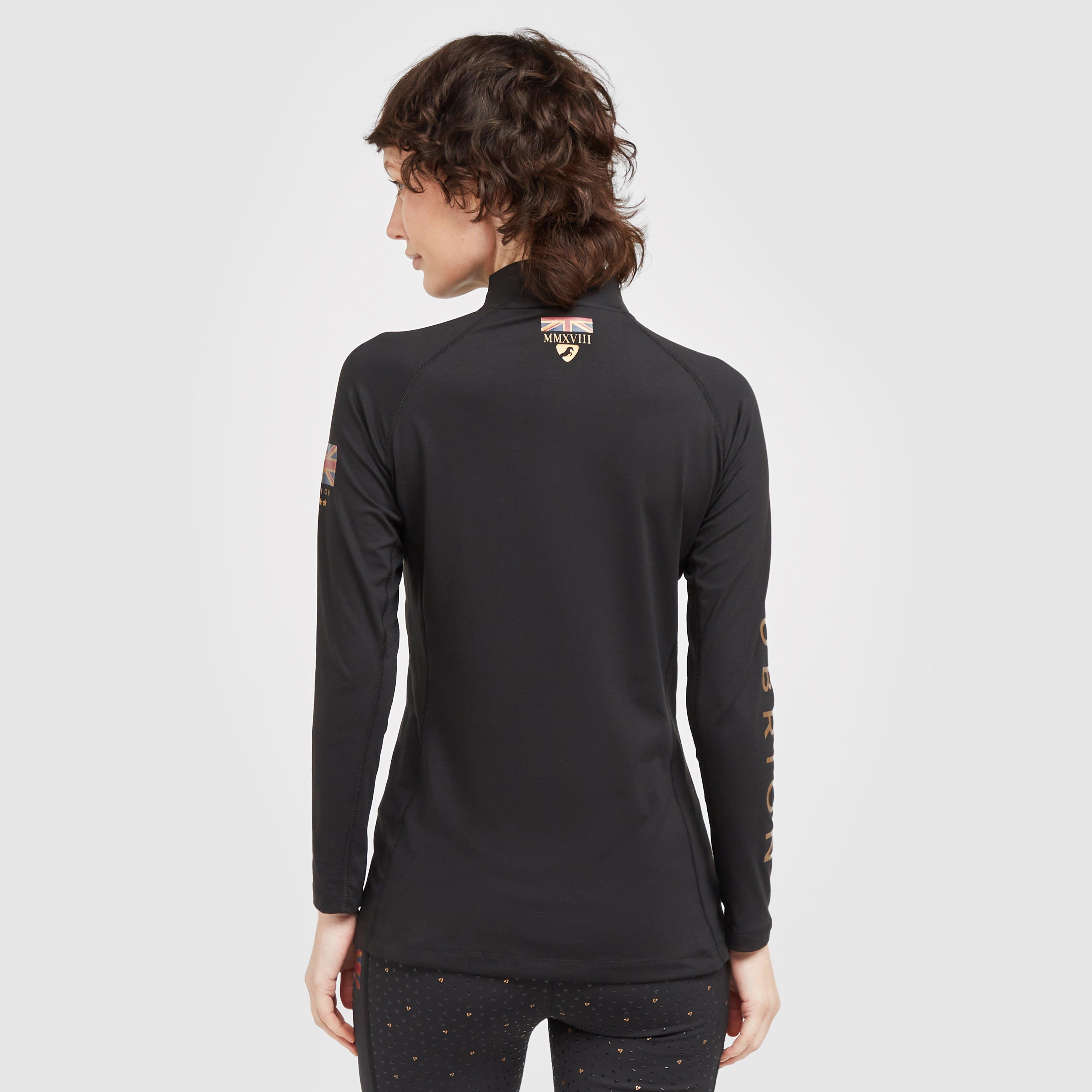 Ladies Team Long Sleeve Base Layer Black
