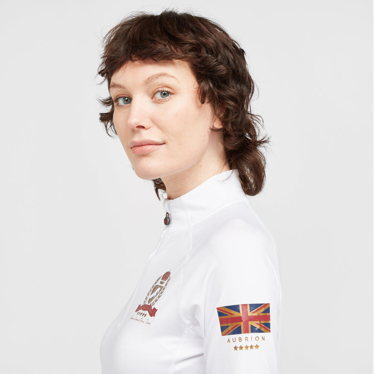 Ladies Team Long Sleeve Base Layer White