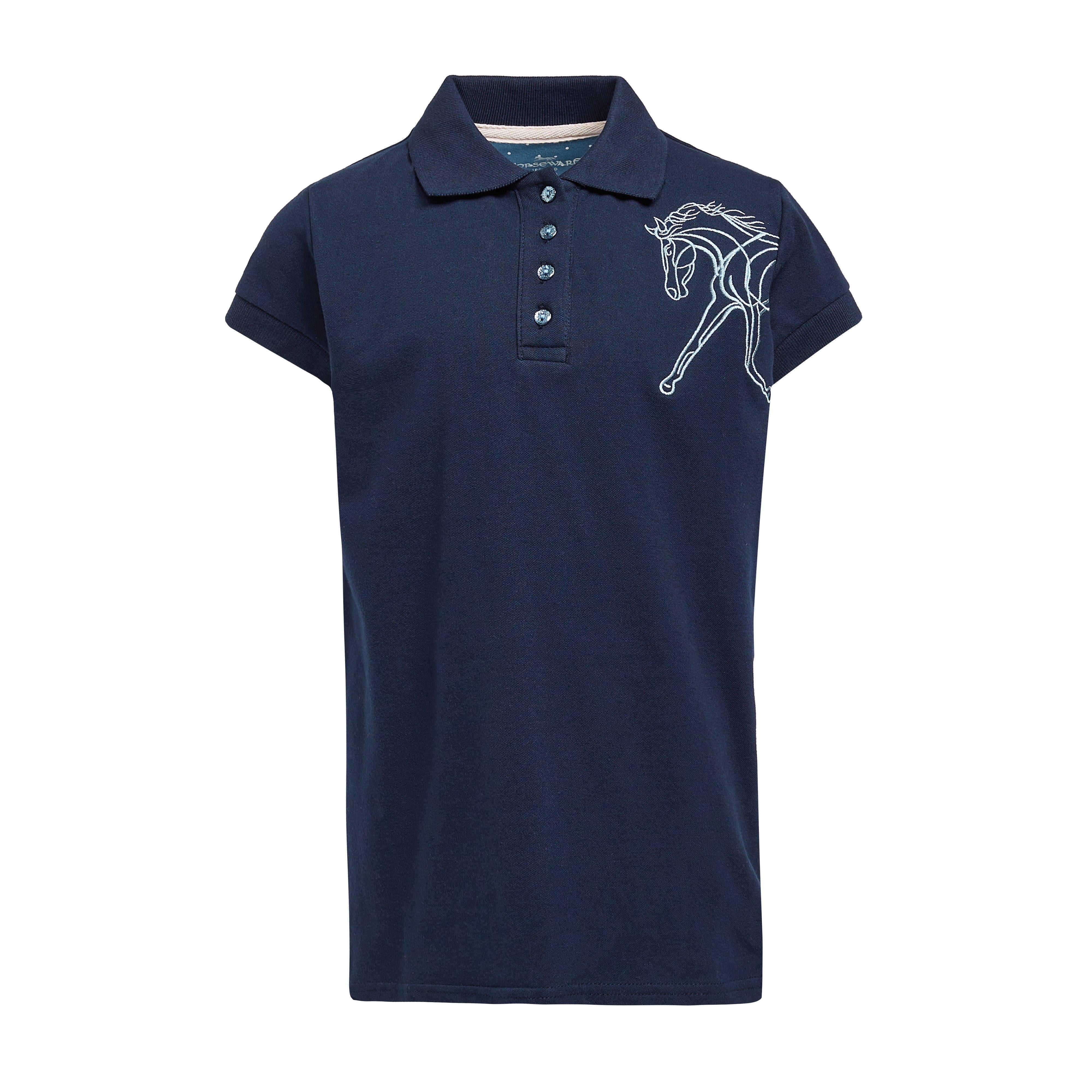 Girls Flamboro Polo Navy