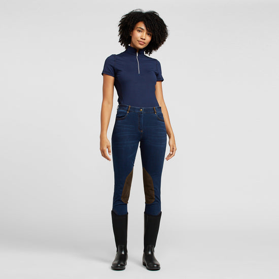 Women’s Shona Knee Patch Denim Breeches