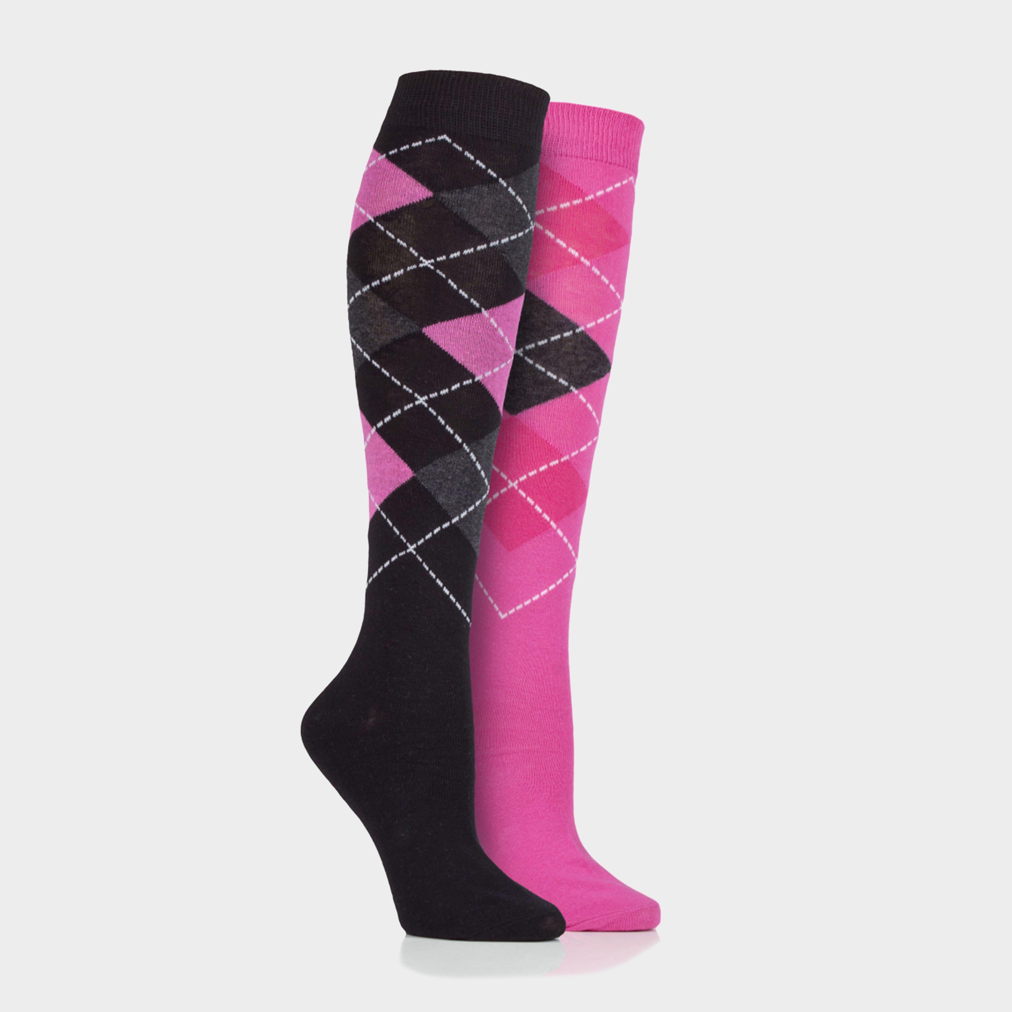 Women's Equestrian Argyle 2 Pack Socks