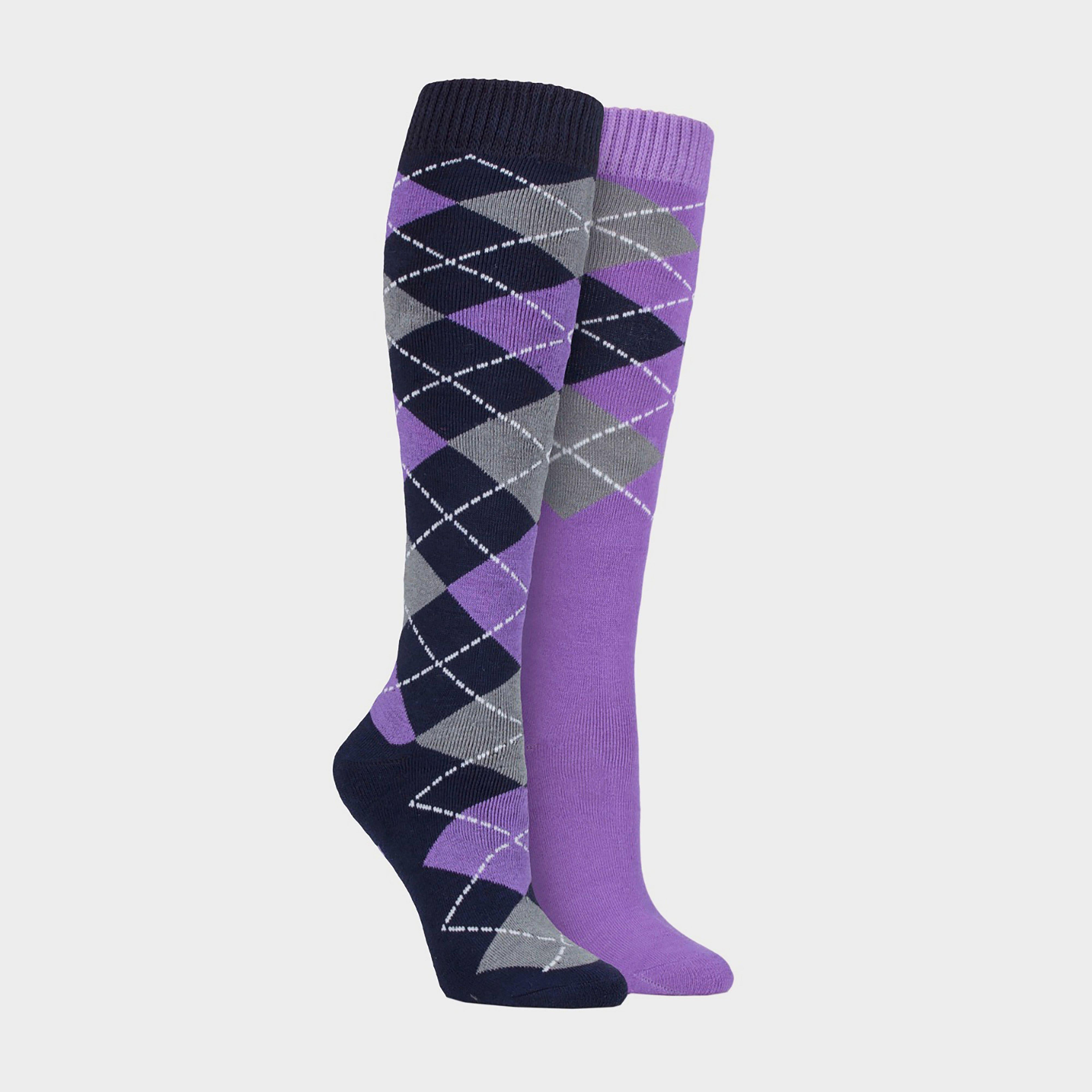 Women's Equestrian Midweight Argyle Socks
