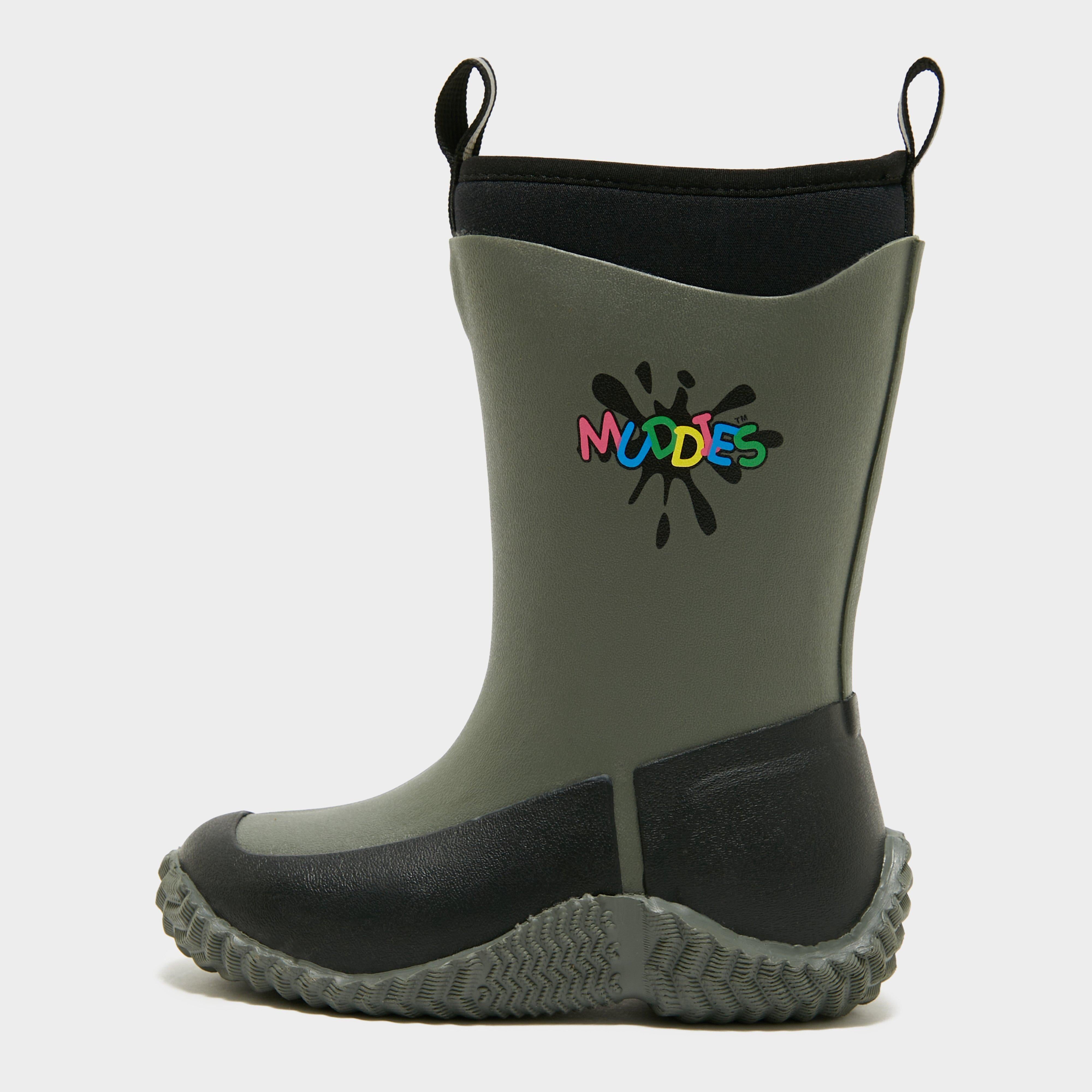 Kids Muddies Icicle 5.0 Wellingtons Charcoal